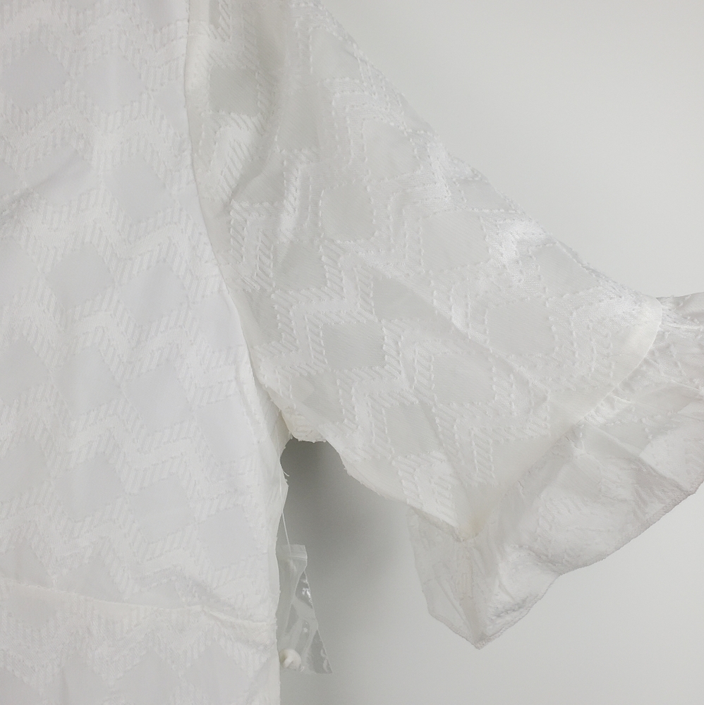 NWT ModCloth White Mini Dress - Picture 6 of 12